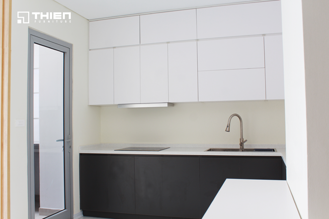 Thi công tủ bếp ở Vinhomes Gardenia